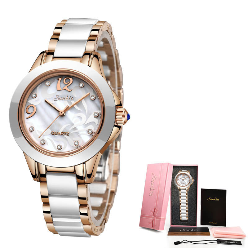 Timeless Ceramic Watch  Stylish Ladies' Watch  Sophisticated Ladies' Watch  Refined Women's Watch  Modern Ceramic Watch  Luxury Ceramic Watch  Ladies' Ceramic Watch  High-End Ceramic Timepiece  Fashionable Women's Watch  Exquisite Ceramic Watch  Elegant Ceramic Timepiece  Delicate Ladies' Timepiece  Classic Ceramic Watch  Chic Ceramic Watch  Ceramic Dress Watch