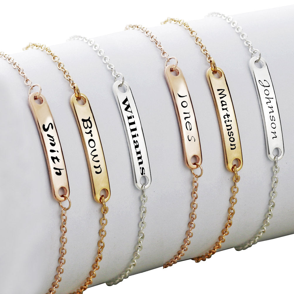 Unique Gift Idea  Sentimental Jewelry  Personalized Name Jewelry  Personalized Gift  Personalized Bracelet  Nameplate Bracelet  Name Engraving  Engraved Keepsake  Engraved Jewelry  Customized Jewelry  Customizable Bracelet  Custom Nameplate Jewelry  Custom Name Bracelet  Custom Engraved Accessories  Bespoke Name Bracelet