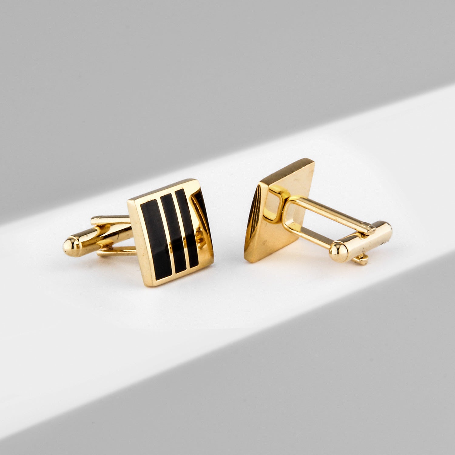 Stylish Gold-Plated Accessories  Sophisticated Gold Cufflinks  Refined French Cufflinks  Luxury French Cufflinks  Luxury Enamel Cufflinks  High-End French Accessories  Gold-Plated Cufflinks  French Style Gold Cufflinks  French Enamel Cufflinks  Enamel and Gold Cufflinks  Enamel Accent Cufflinks  Elegant Gold-Plated Jewelry  Elegant Enamel Jewelry  Designer Enamel Cufflinks  Chic Enamel Cufflinks